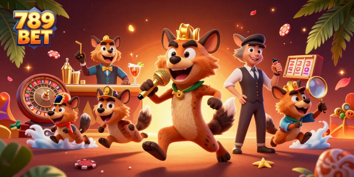 Experience thrilling games at 789 BET with vibrant casino characters and dynamic action.
