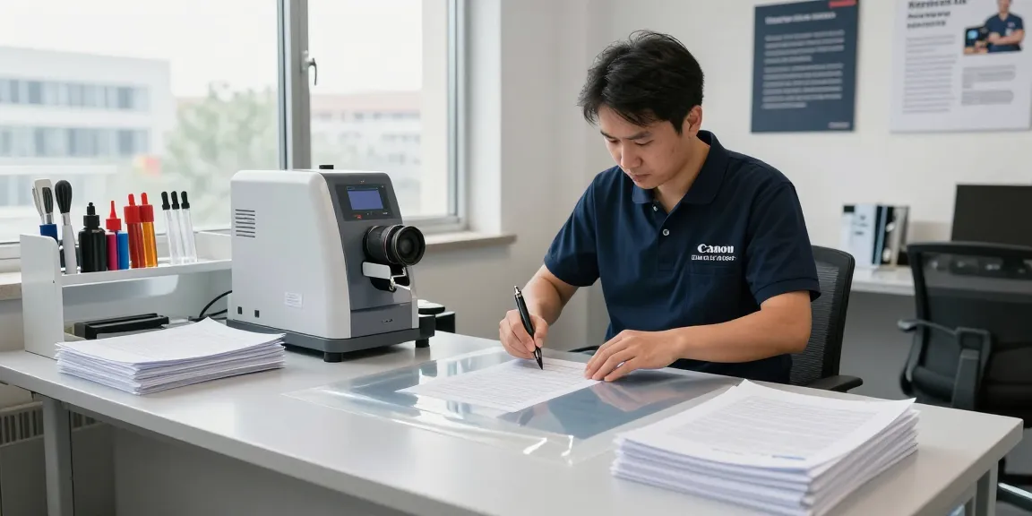 Dịch vụ bóc plastic chuyên nghiệp phục hồi tài liệu quý giá trong một văn phòng hiện đại.