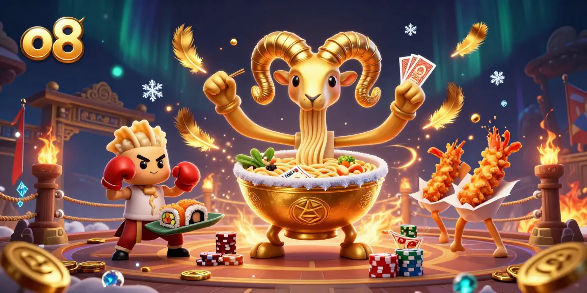 Experience the thrilling action at o8 with vibrant 3D casino characters and dynamic game elements.