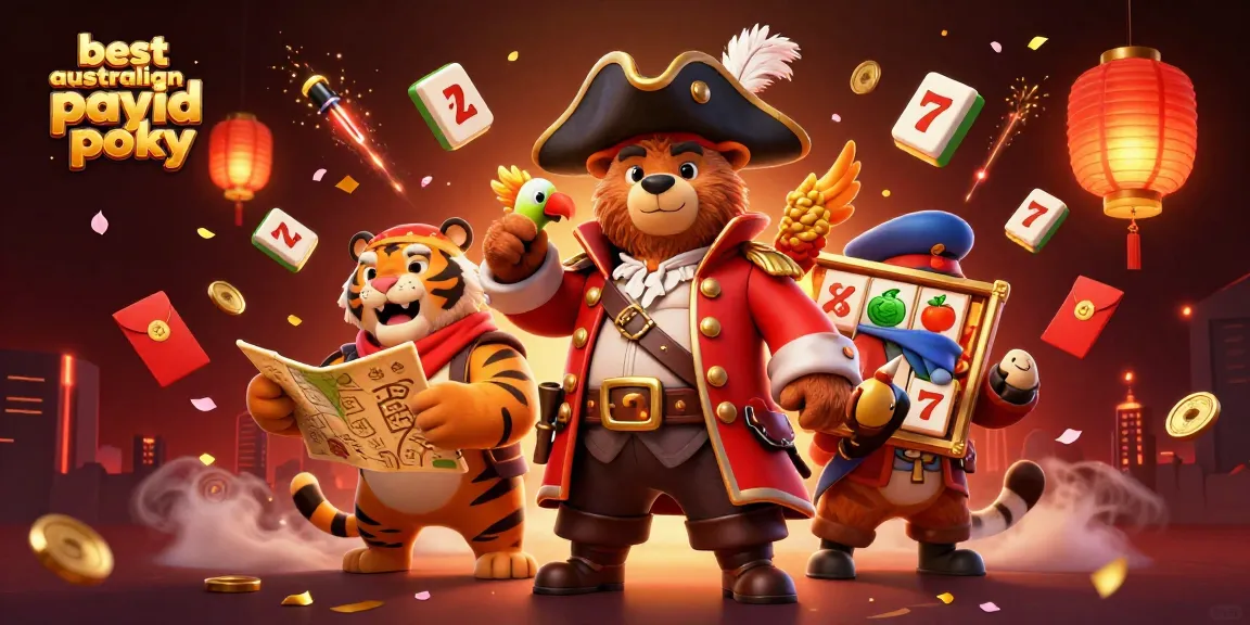 Experience the excitement of best australian payid pokies with vibrant 3D characters showcasing fun slot elements.